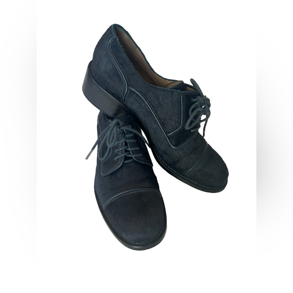 Rachael Zoe calfskin navy blue oxfords size 8.5